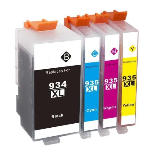 Conjunto 4 Tinteiros Compatíveis HP 934 XL / 935 .