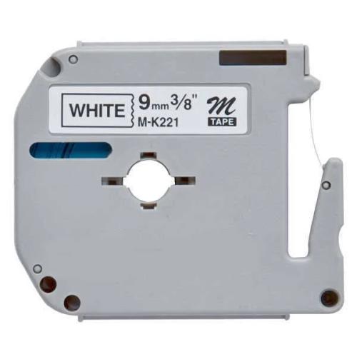 Fita Laminada Compatível Brother MK221BZ - 12mm x.