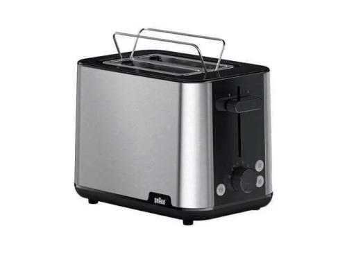 Braun HT 1510 2 fatia(s) 900 W Preto, Aço inoxidáv