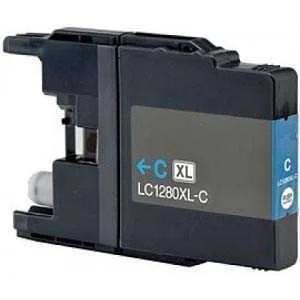 Tinteiro Brother Compatível LC1280C XL azul