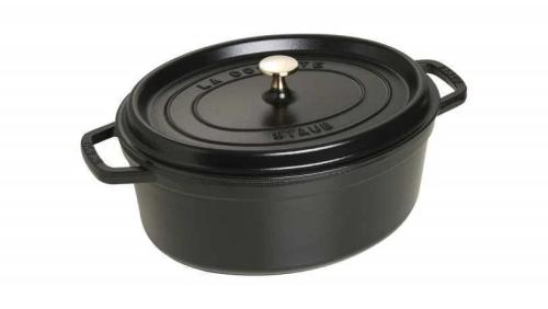 STAUB COCOTTE PANELA DE FERRO FUNDIDO 4,2 L PRETO