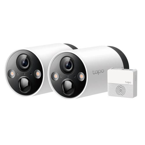 Tp-Link Tapo C420s2 2x Camera Seguranca Inteligentes C/Bateria + Hub