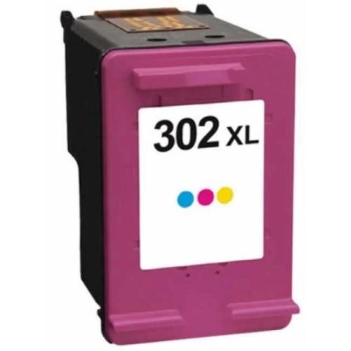 Tinteiro Hp Reciclado 302 Xl V3 Tricolor (F6u67ae)