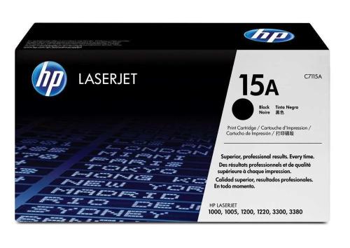 Hp Cartridge No 15a Hp15a Hp 15a Black Schwarz (C7115a)