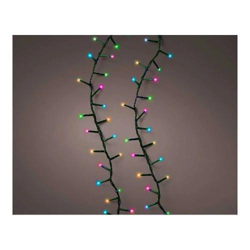 Grinalda LED Compact Intermitente Multicor Pastel 16m 500 Leds Cabo Verde