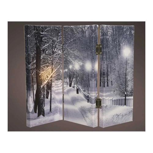 Quadro Dobrável com Leds 2,8x48x38cm 8 Leds