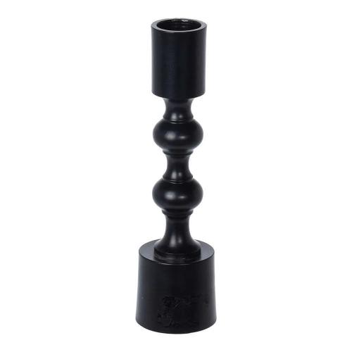 Castiçal Vertical 16cm Preto