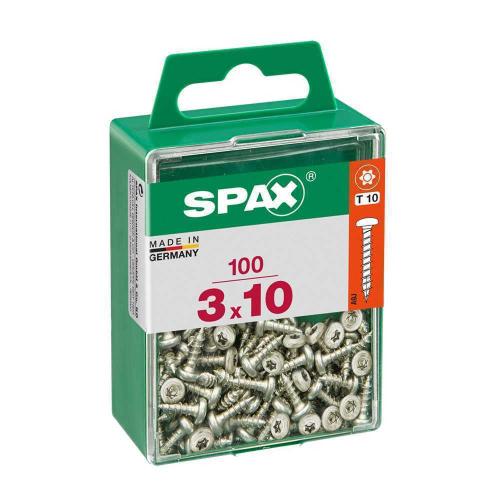 Caixa 100un Parafuso Madeira Spax Cab. Redonda Wi.