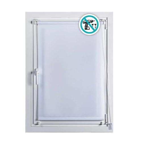 Estore de Rolo Clip&Fix 90x180cm Branco Neve Stor.