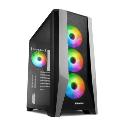 Caixa Semitorre Atx Sharkoon Tg7m Atx LED RGB