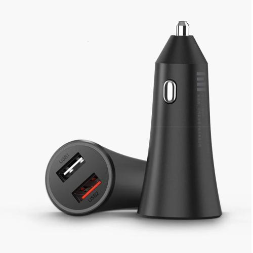 Xiaomi Mi 37w Dual-Port Car Charger Black