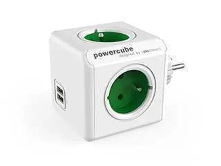 Allocacoc Powercube Original Usb Type e Power Extension 4 Ac Outlet(S) Indoor Blue