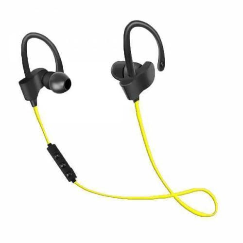 Auriculares Bluetooth Desportivos Amarelo/Preto - Esperanza