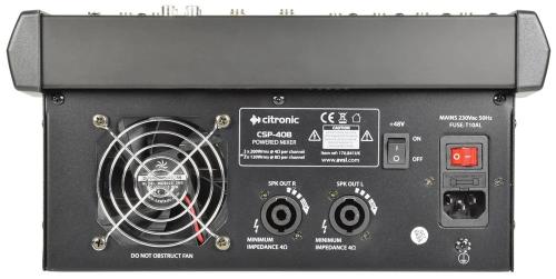 CSP-408 powered mixer 400W
