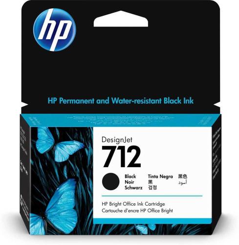 Hp 712 38-Ml Black Designjet Ink Cartridge