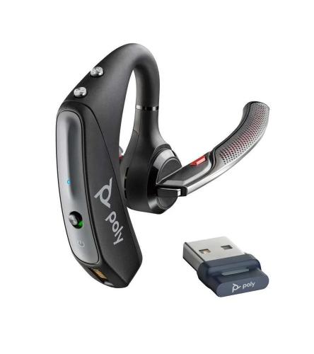 Auriculares Bluetooth Voyager 5200 Uc Preto - Poly