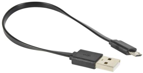 Micro Usb Short Sync & Charge Flat Cable 20cm