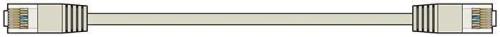 Cat5e Patch Lead UTP RJ45 Plug para RJ45 Plug 1.0m
