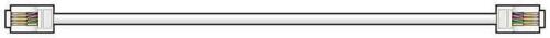 Rj11 Modular Plug To Plug Lead 10.0m