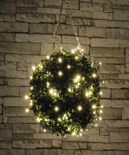 120 Bateria LED String Light Warm White