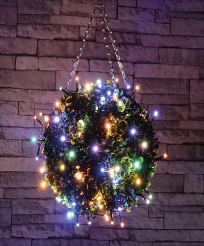 120 Bateria LED Batter String Light Multicolour