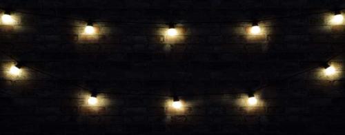 10 Bauble Outdoor Festoon Warm White