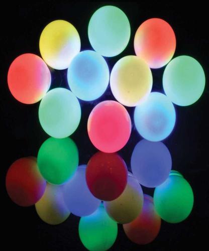 10 Bauble Outdoor Festoon Multicolour