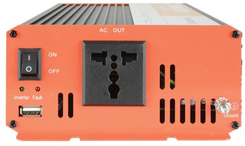 Inversor de onda senoidal pura de 12VDC 600W