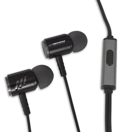 Esperanza Metal Earnesphones com Microfone Eh207 .