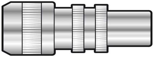 Precision Aluminium Coaxial Plug - Bulk Packed