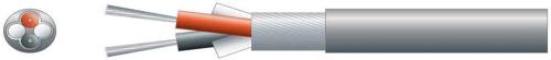 2 Core Lap Screen, 2 X 7/0.2mm, 62/0.15, 5.0mmã, Grey, 100m