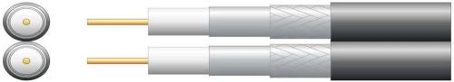 Eco Twin Rg6 Cabo Coaxial Pe Goaxial com Al Brai.