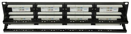 48-Port Cat6 Idc Patch Panel 2u + Cable Management