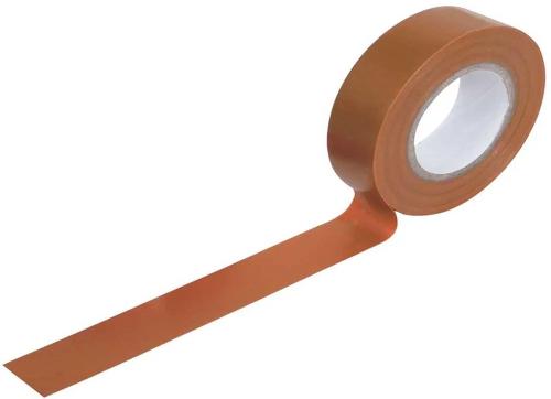 Fita de isolamento elétrico PVC20B. 20m. marrom