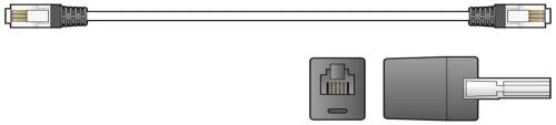 RJ11 Modem Lead com adaptador BT 5.0m