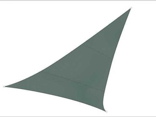 TOLDO VELA - TRIANGULAR - 5 x 5 x 5 m - COR: VERD.