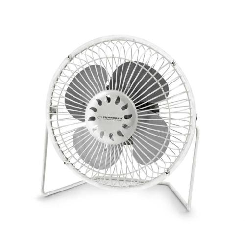 Ventoinha Secretária 6" C/ usb Branco EA149W