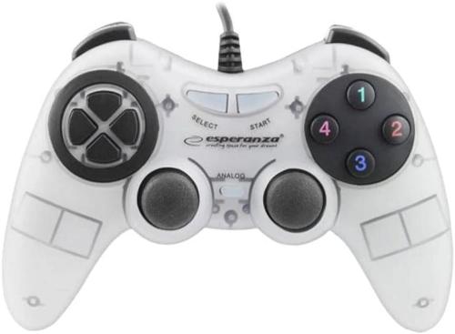 Esperanza Gamepad Pc Lutador Usb Branco