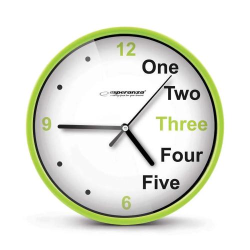 Esperanza Wall Clock Prague green