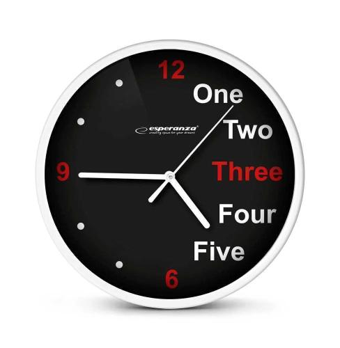 Esperanza Wall Clock Prague White