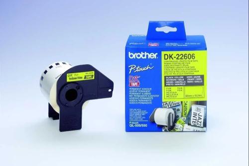 Brother Endlosetiketten Dk-22606 Yellow (62mm)