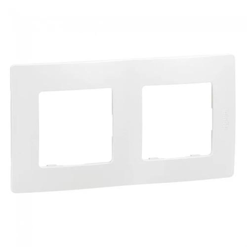 Quadro duplo branco niloe