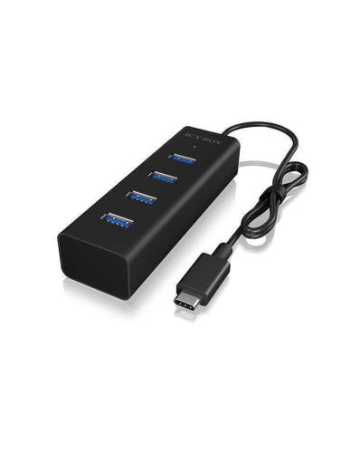 Hub 4-Port Usb3.0 Negro