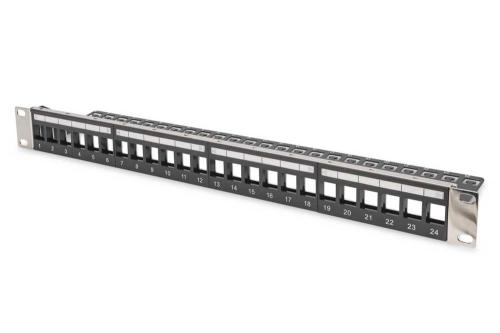 Patchpanel Digitus 1u 19" 24 Puertos Color Blanco