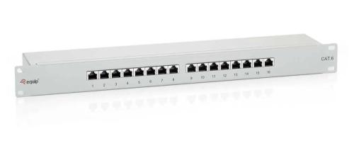 Equip Patchpanel 16x Rj45 Cat6 19" 1he Grau