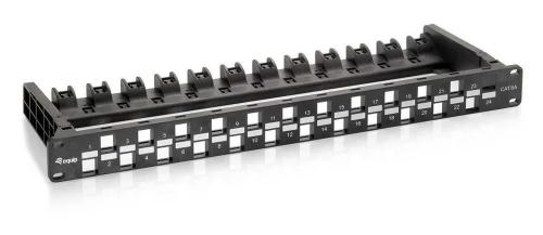 Equip Patch Panel 19" Modular 24p Cat6a 1u Utp Va.