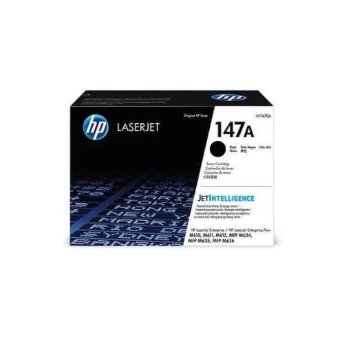 Tinteiro de Tinta Original Hp Cartucho de Tóner Original Hp Laserjet 147a Preto Preto