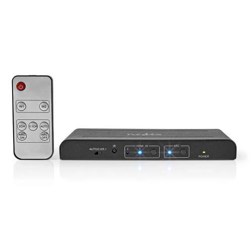 Extrator de Áudio Hdmi - Toslink, Rca e 3.5mm