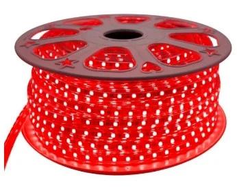 Led Fita 220V IP65 5050 SMD 14.4W 3000K 8mm