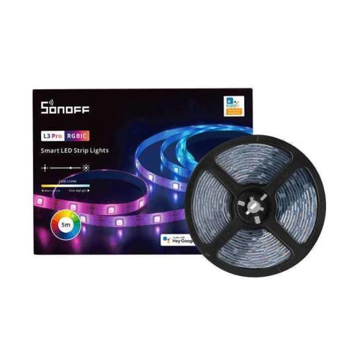Sonoff L3 Pro Rgbic Smart LED Strip Light Set (Wifi + Bluetooth Smart Controller + 5 Meters Rgbic Le